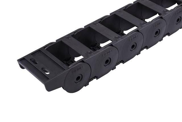 40x60mm R:100mmOpen Plastic Cable Carrier